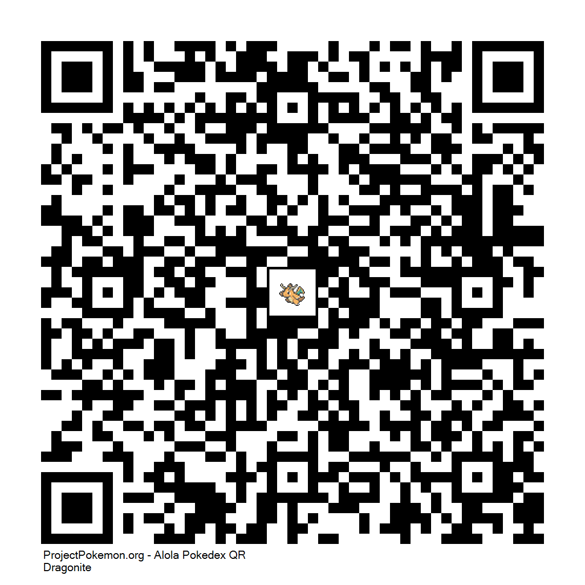 Cdigo QR de Dragonite